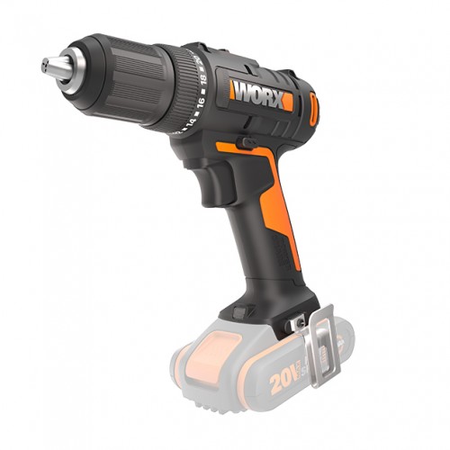 Worx WX108.9 - Taladro atornillador 20V (S/bat)